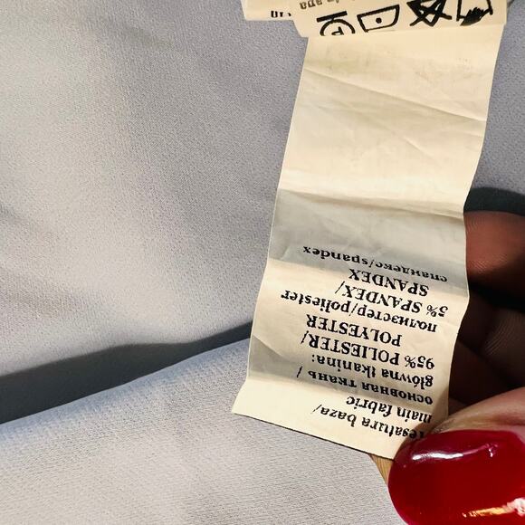 Nissa Belted Flare A Line Pleated Midi Dress Size 4 Light Blue - Picture 6 of 11